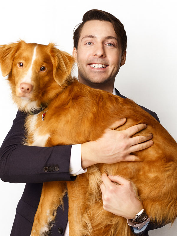 man and his dog