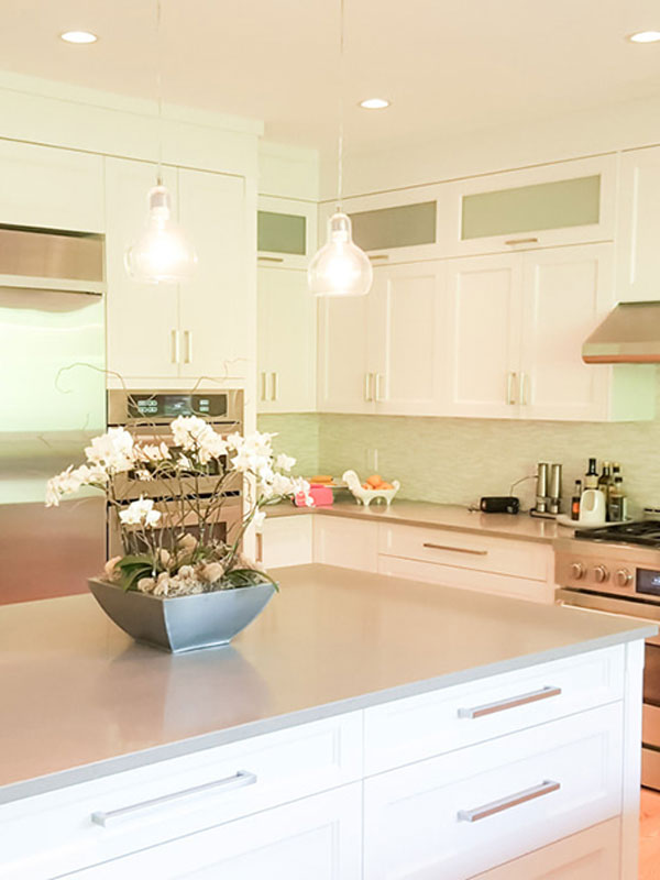 clean kitchen counter